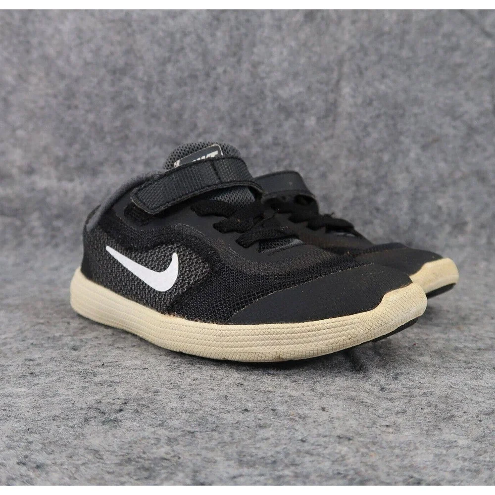 Nike Shoes Kids 9C Sneakers Athletic Revolution 3 Toddler Active Easy On Strap